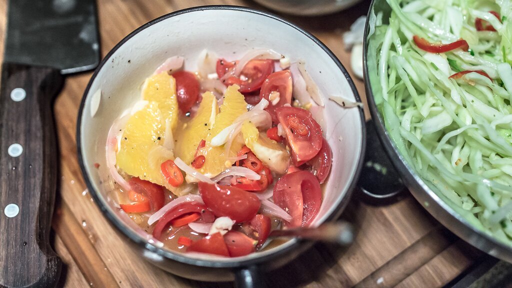 Appelsiini-tomaattisalsa / Hannan soppa