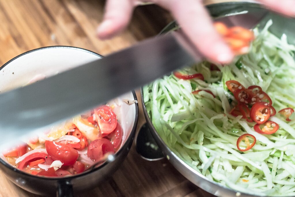 Asian slaw / Hannan soppa