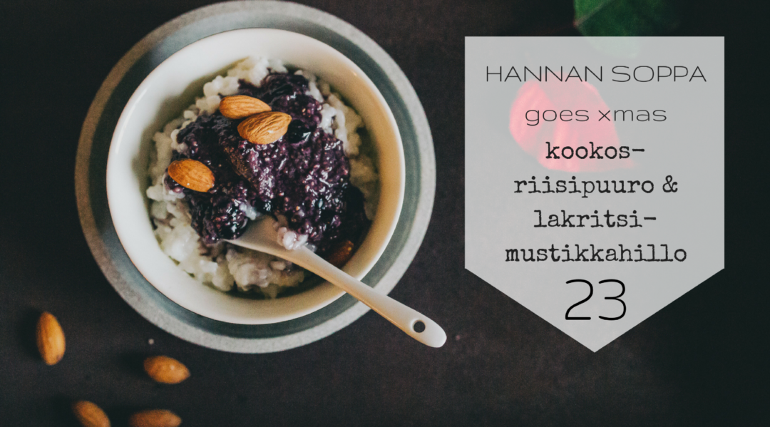 joulupuuro / Hannan soppa