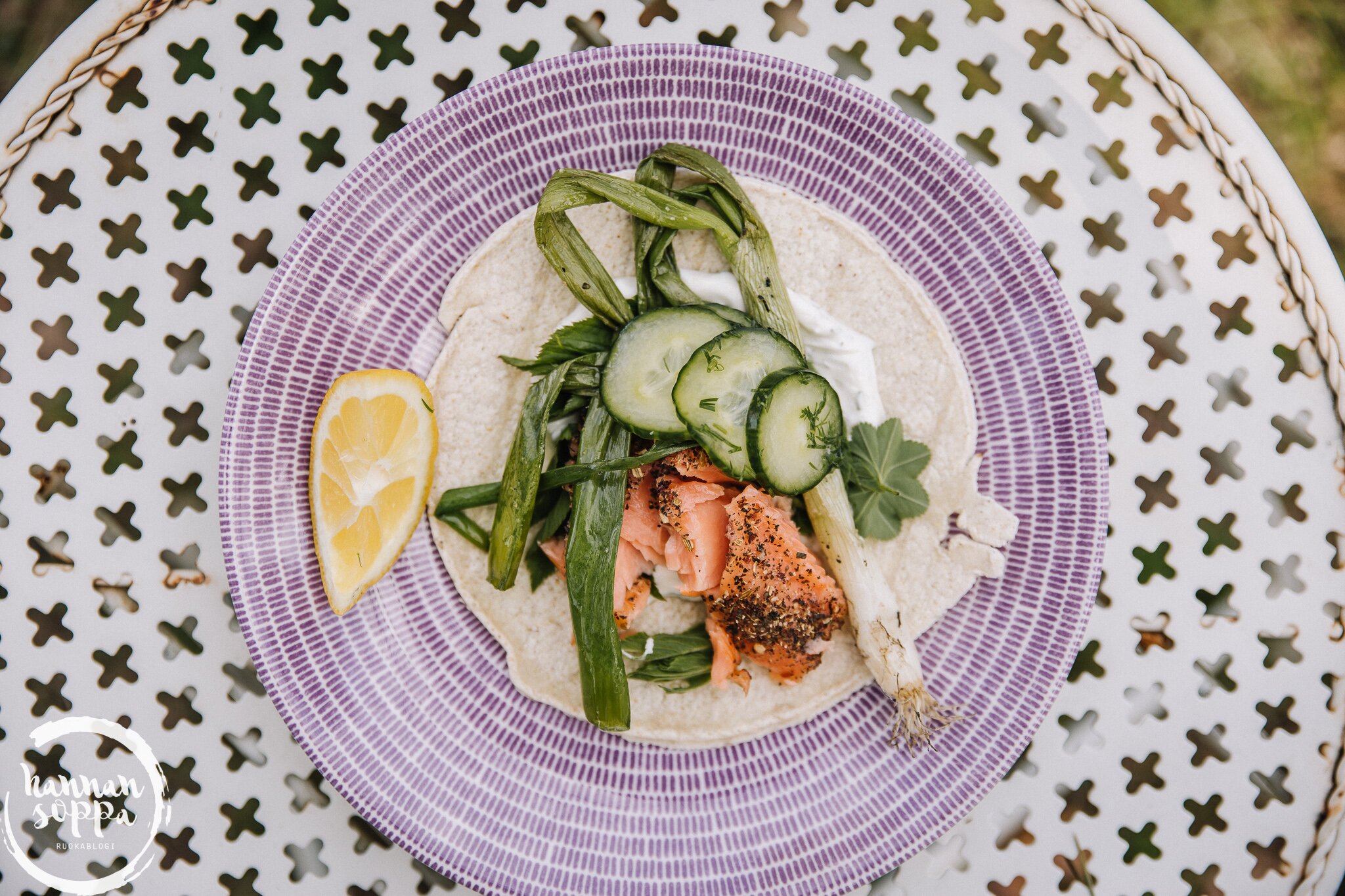 grillatut lohitacot / Hannan soppa