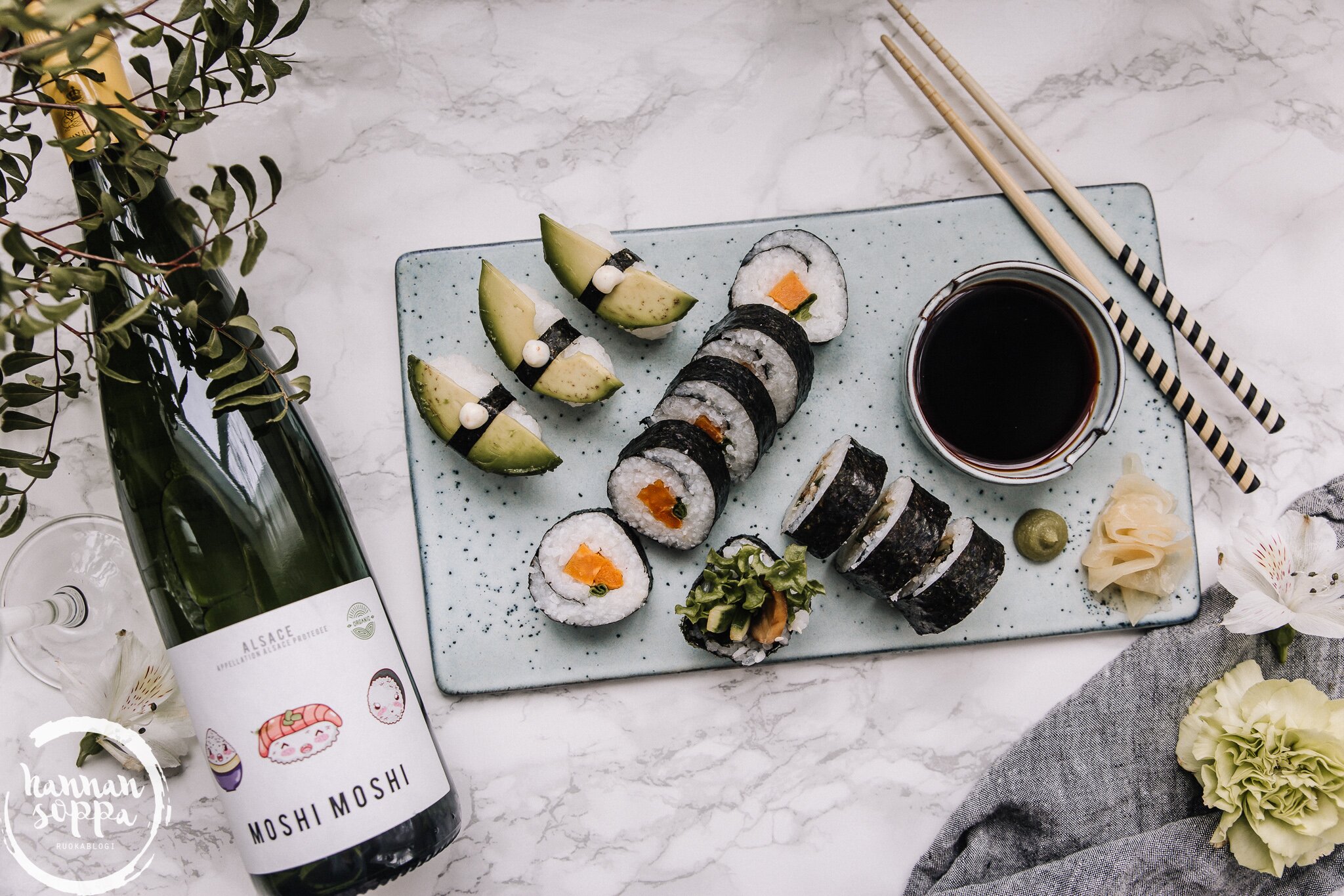vege sushi / Hannan soppa