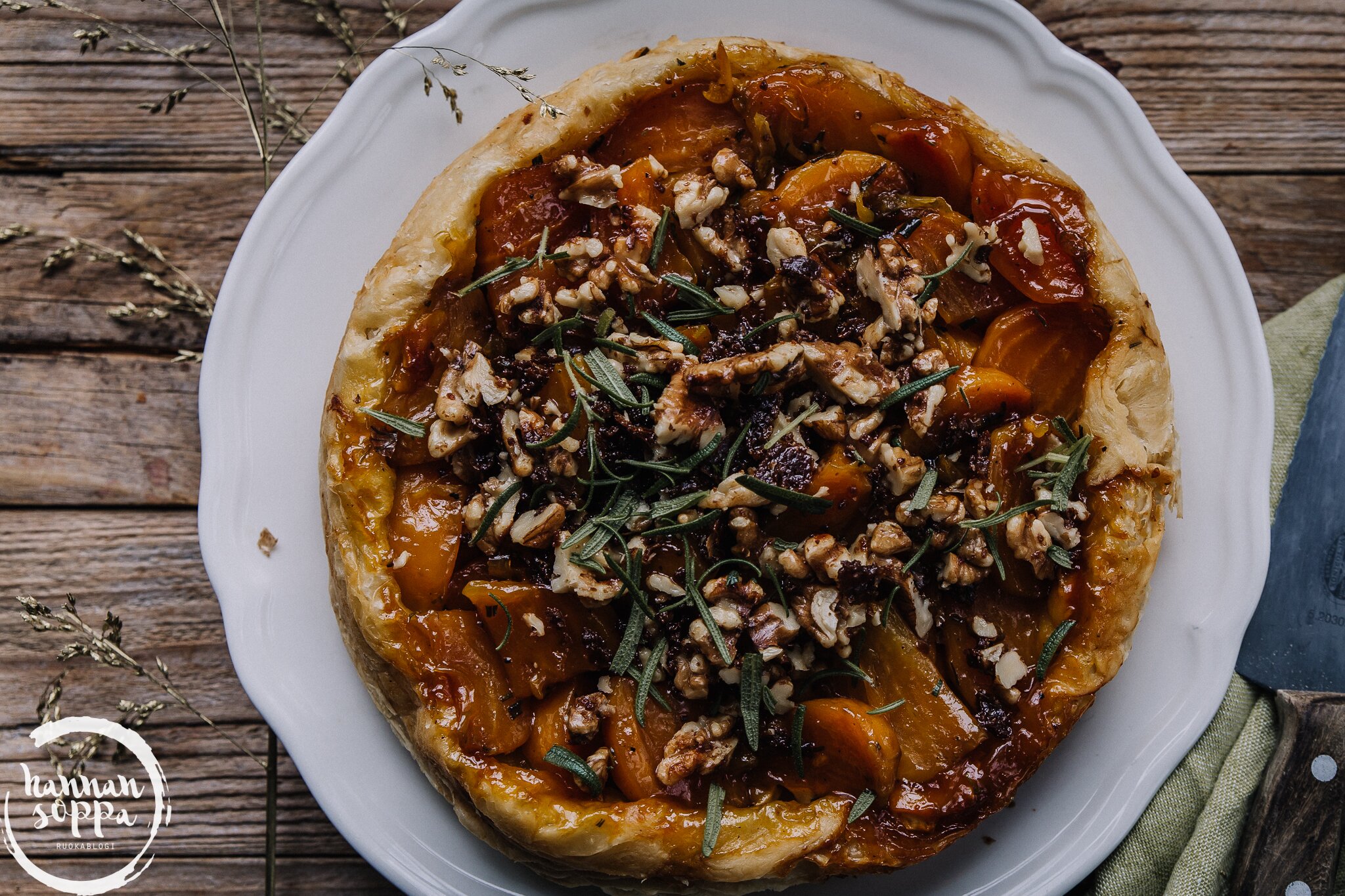 keltajuuri tarte tatin / Hannan soppa